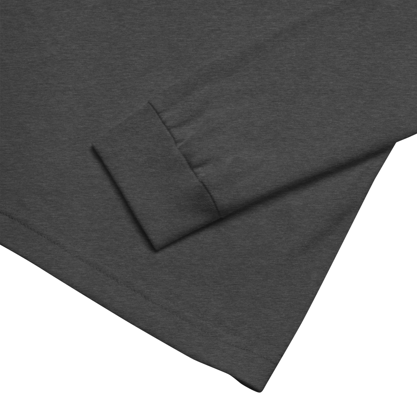 Grid Long Sleeve Tee - Heather Grey